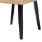 Bali & Pari Dermot Modern Bohemian Wood and Natural Rattan 2-Piece Dining Chair Set 238-2PC-13217-ZORO - alternate 6